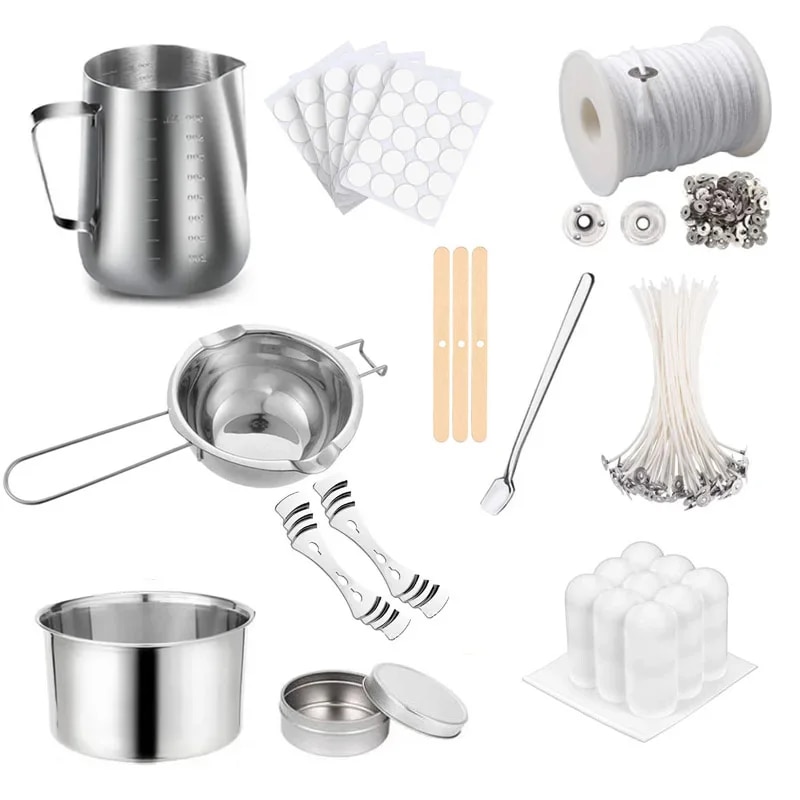 Candle Holder Set - Set alat lilin aromaterapi buatan tangan
