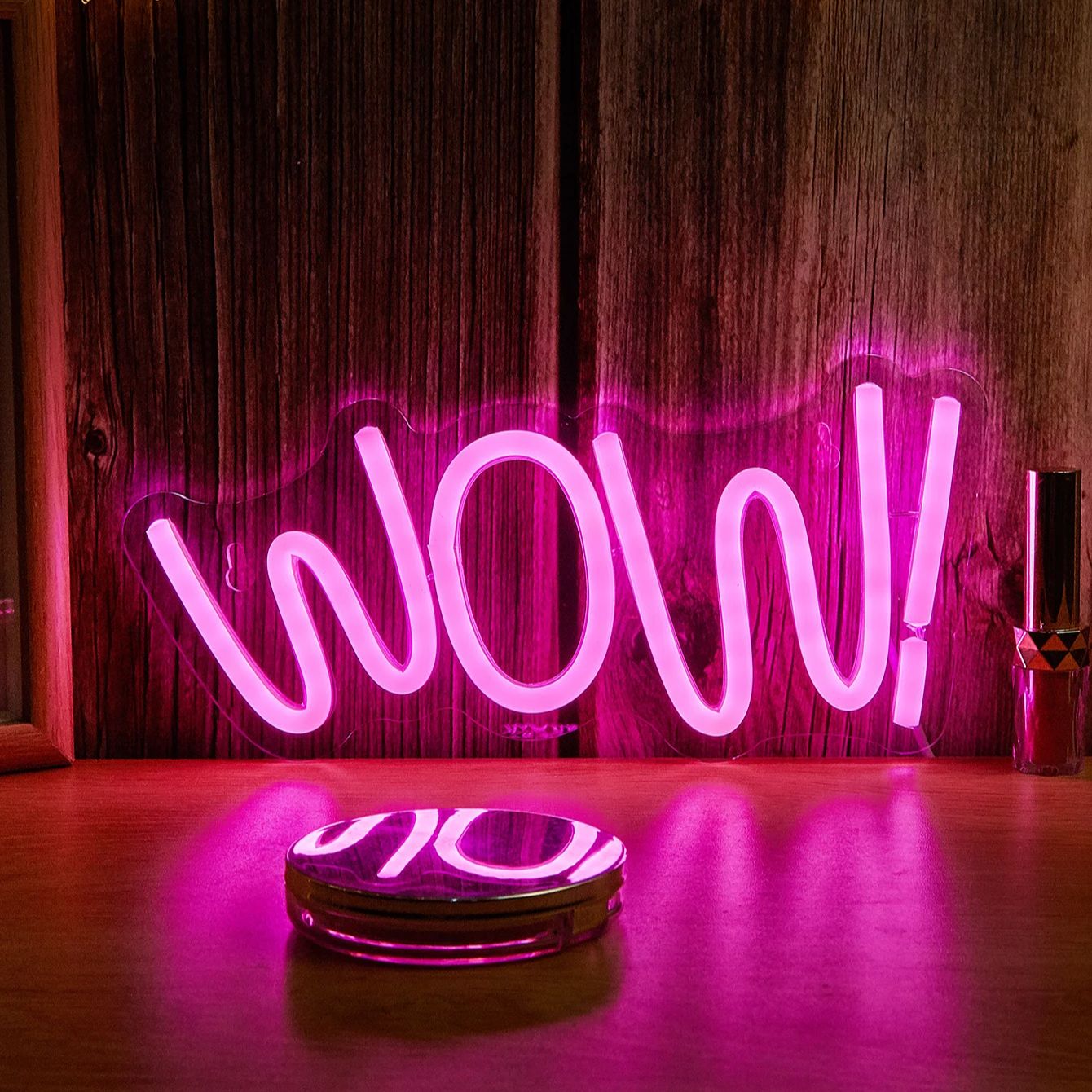 Lighting Decor Wow - Chi-buy LED Neon WOW Lampu Neon