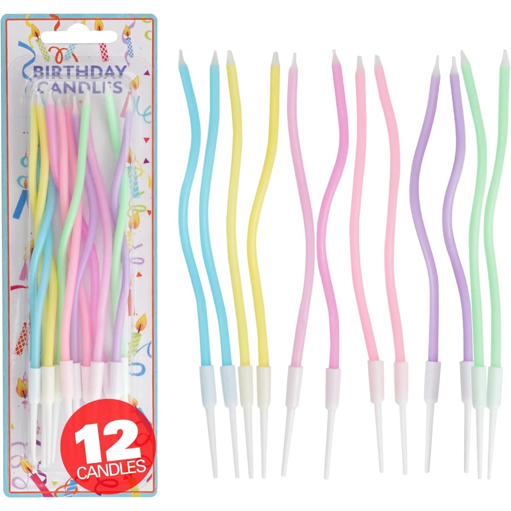 Candle Holder Set - Set Lilin Kue Ulang Tahun Spiral