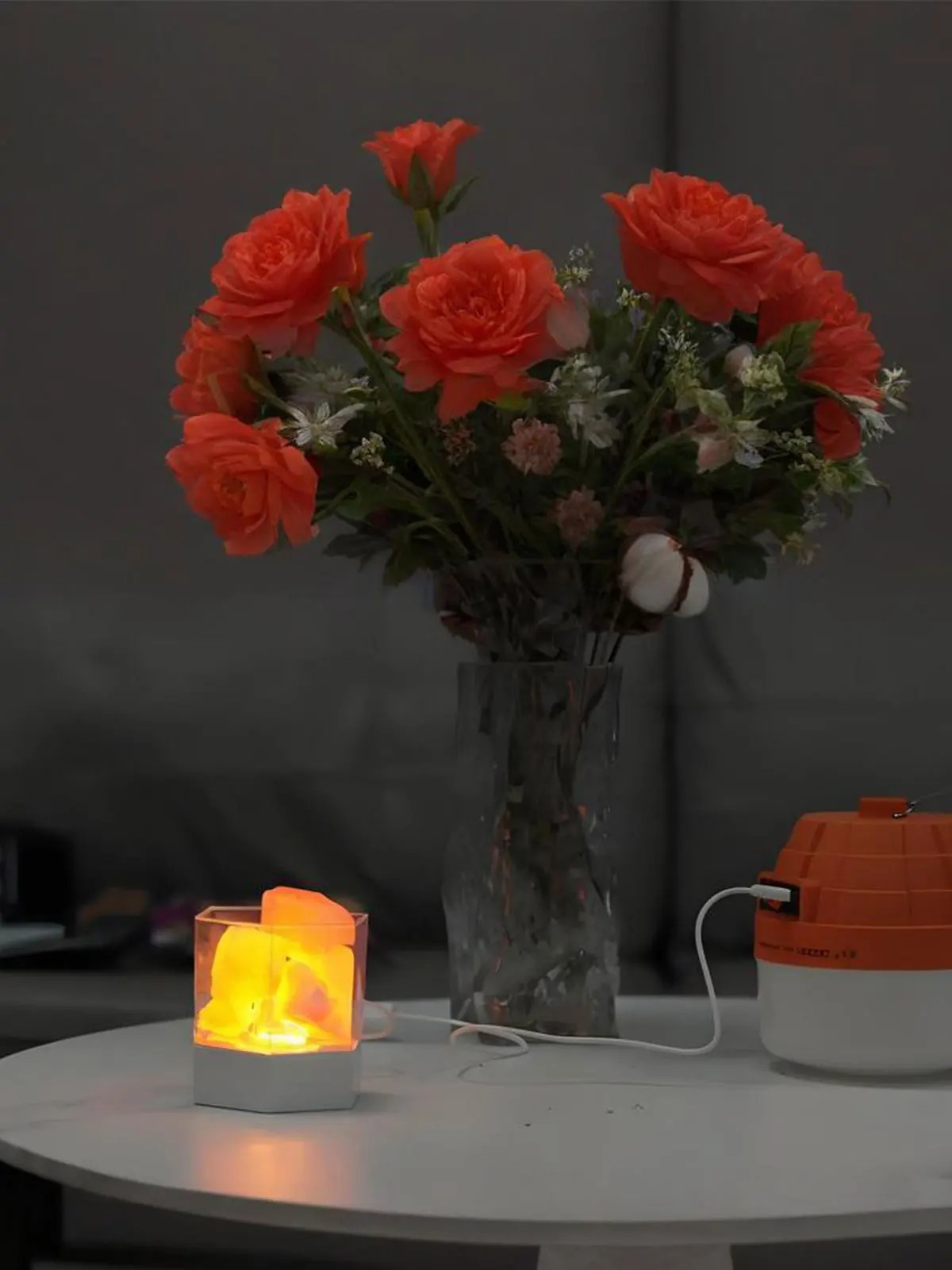 Himalayan Salt Lamp - Lampu Garam Himalaya Kristal Alami LED