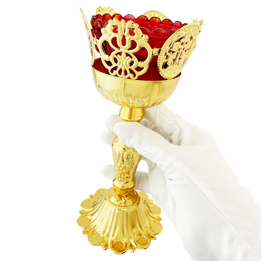 Lighting & Home Decor Studio Photos - Lampu Altar Ortodoks dengan Hiasan Salib
