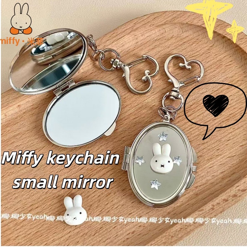 Pendant Light Shade - Miffy Y2K Creative Metal Flip Mirror