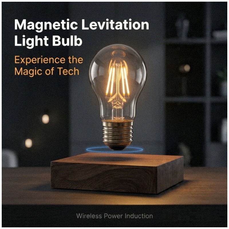 Led Moon Lamp - Lampu Meja LED Nirkabel Mengambang dengan