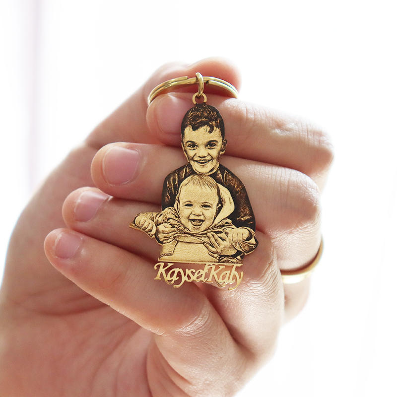 Pendant Light Shade - Gantungan Kunci Foto Bayi Personal Hadiah