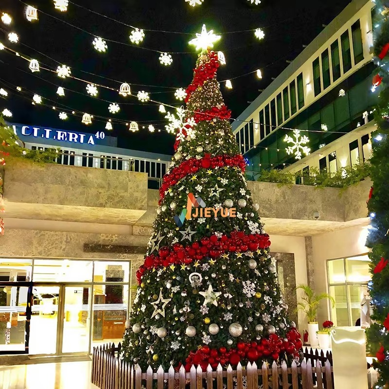 Lighting Tree Decor - Pohon Natal Artifisial Dekoratif Luar Ruangan
