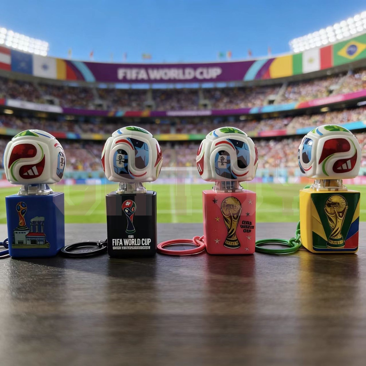 Pendant Light Shade - Gantungan Kunci FIFA 2026 dengan Lampu