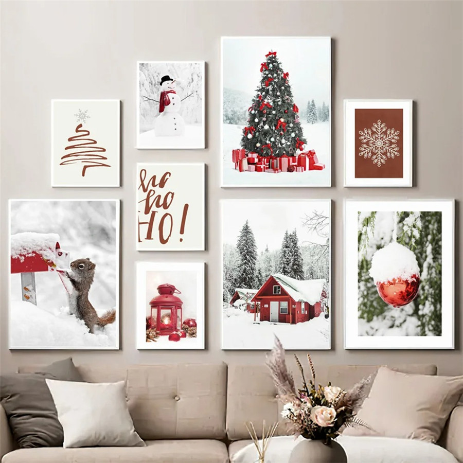 Lighting Tree Decor - Poster dan Cetakan Vintage Seni Dinding