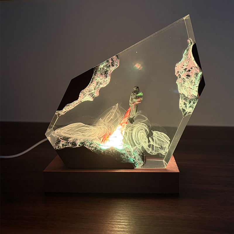 Lighting Decoration For Wedding - Lampu Meja Resin Figur Anime Sci-fi,