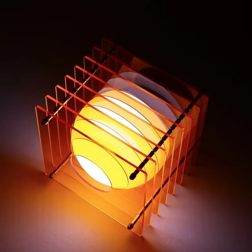 Led Moon Lamp - Lampu Bulan DIY Akrilik Seribu Lapis
