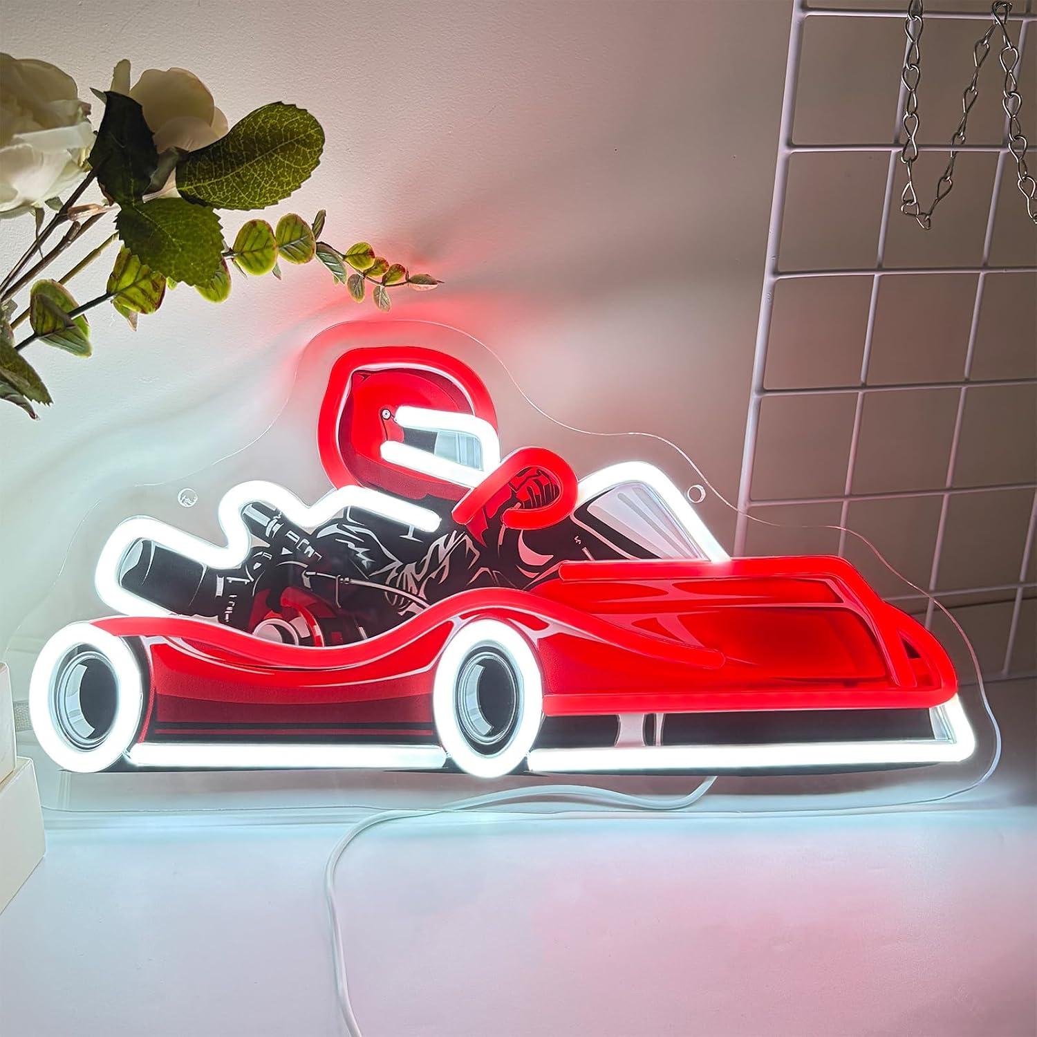 Decor Kart Lighting - Lampu LED Neon Sign Go Kart