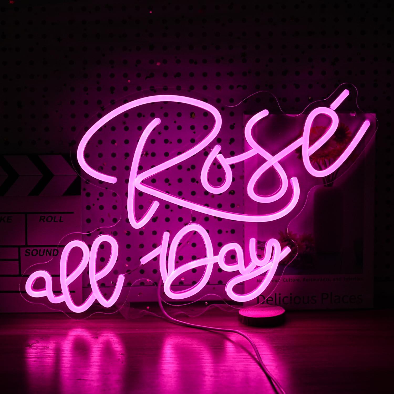 Lighting Decor Wedding - Lampu Neon LED Dapat Diredupkan Bentuk