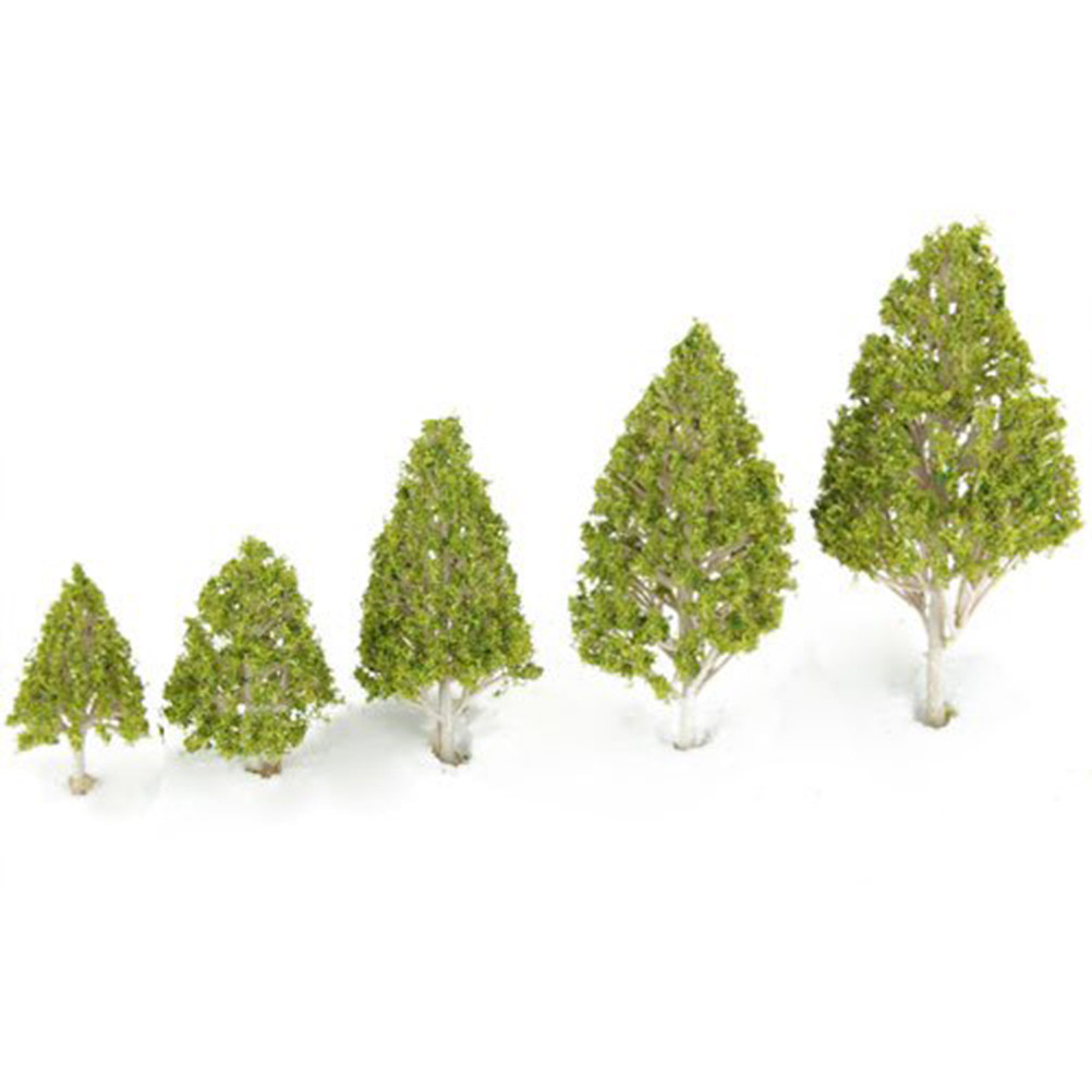 Lighting Tree Decor - 5 Buah Pohon Poplar Putih Dekoratif