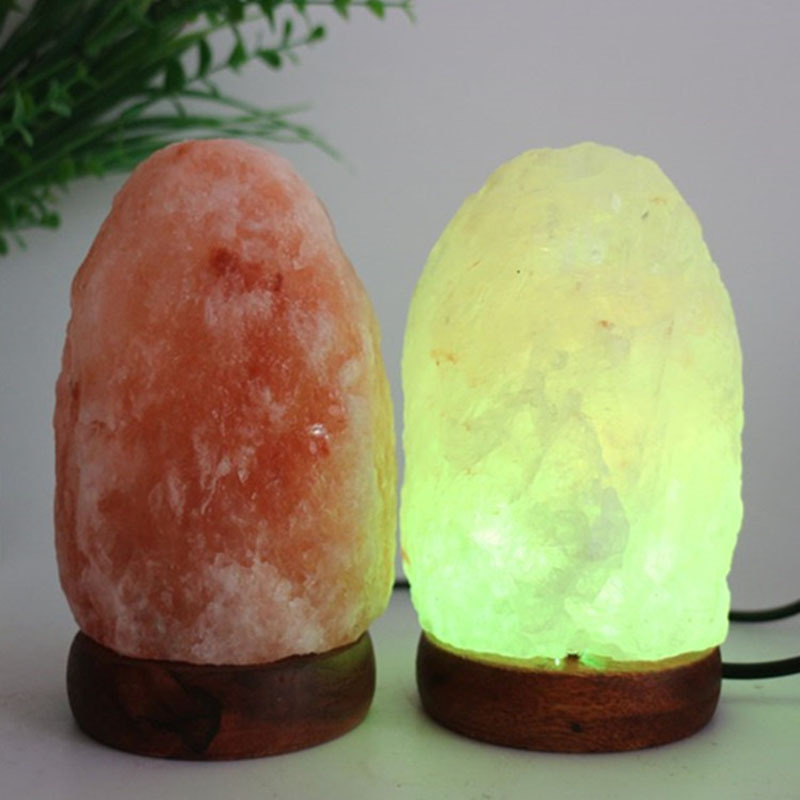 Himalayan Salt Lamp - Lampu Garam Kristal Himalaya Warna-warni Berubah