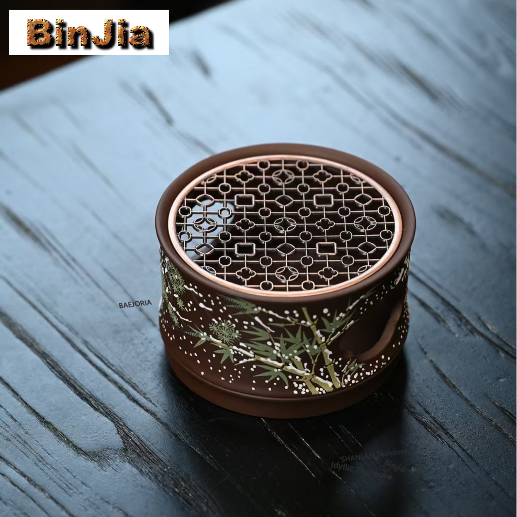 Pemanas Teh dari Tanah Liat Yi - Candle Holder Set ulasan dan harga