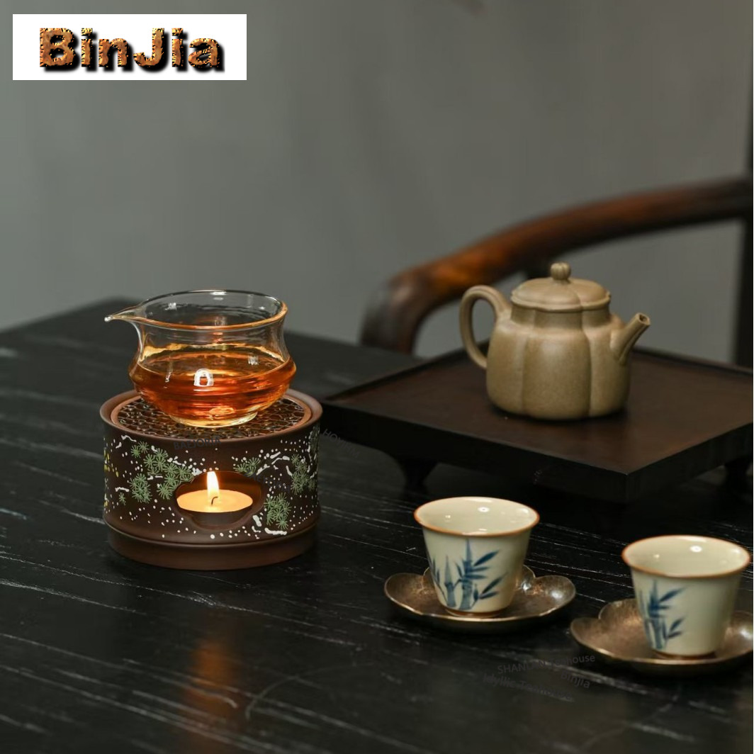 Pemanas Teh dari Tanah Liat Yi - Candle Holder Set ulasan dan harga