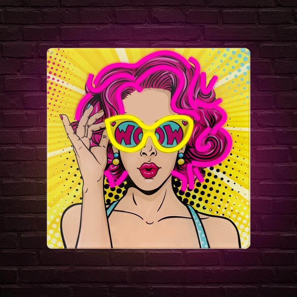 Wow Lady Neon Signs untuk Deko - Lighting Decor Wow ulasan dan harga