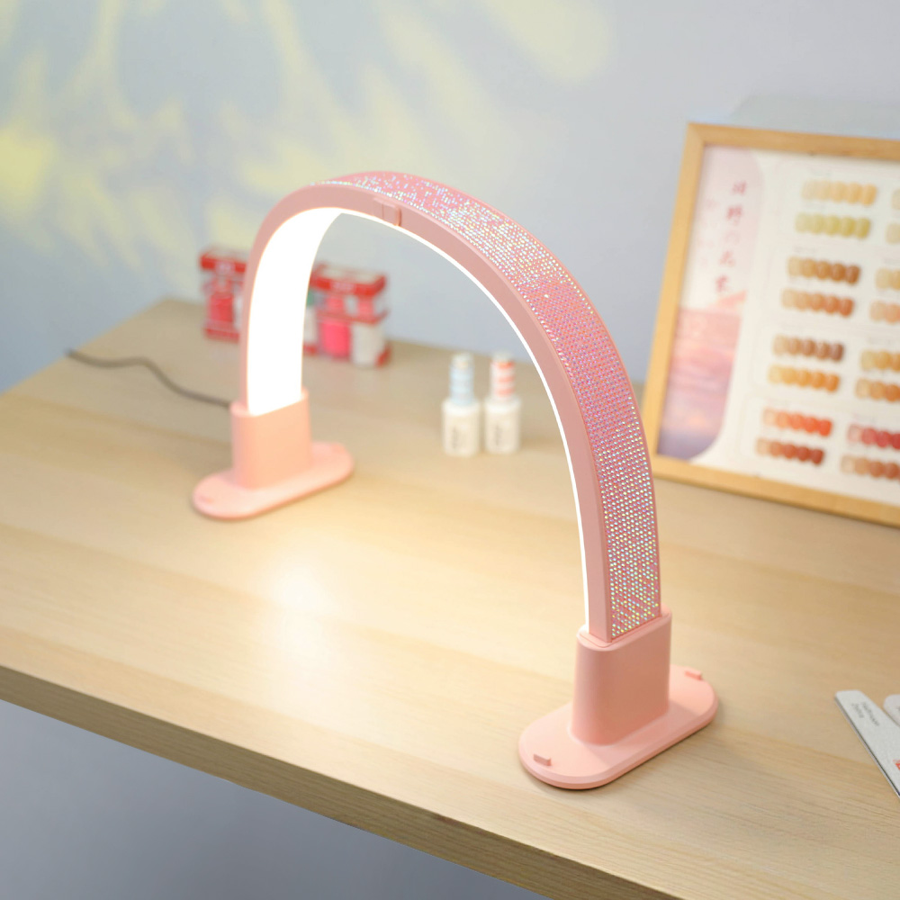 Lampu kerja mini half moon unt - Led Moon Lamp ulasan dan harga