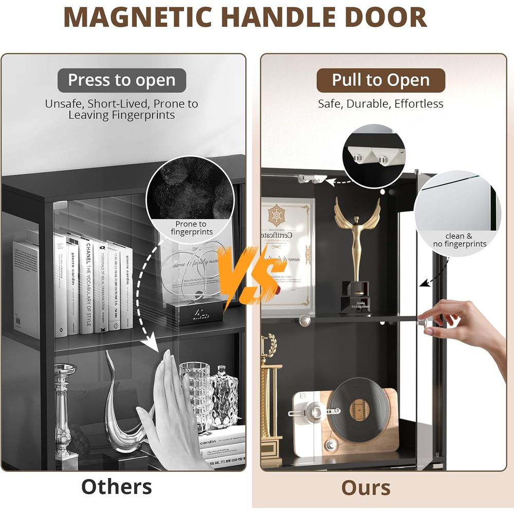 Lemari Pajangan Pintu Kaca 65, - Lighting & Home Decor Studio Photos ulasan dan harga
