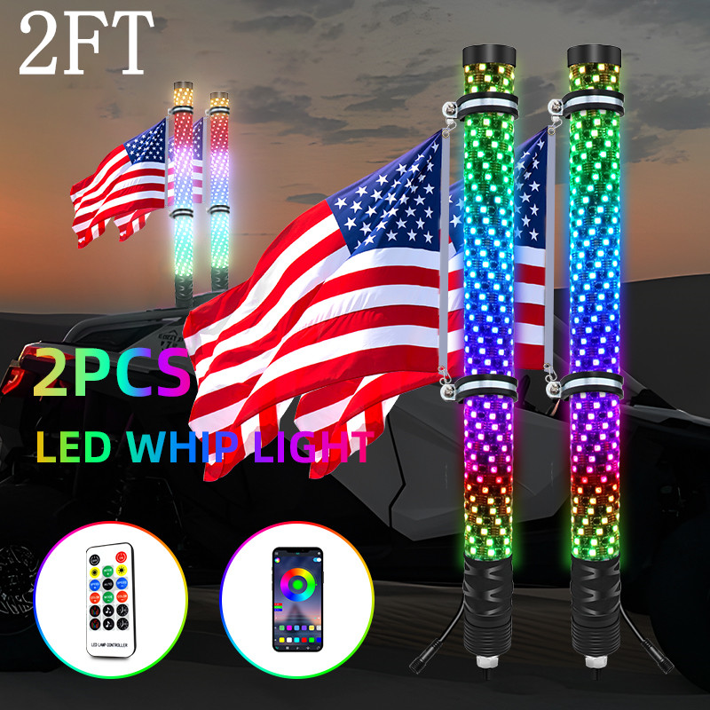 Lampu bendera LED 2FT RGB, lam - Decor Kart Lighting ulasan dan harga