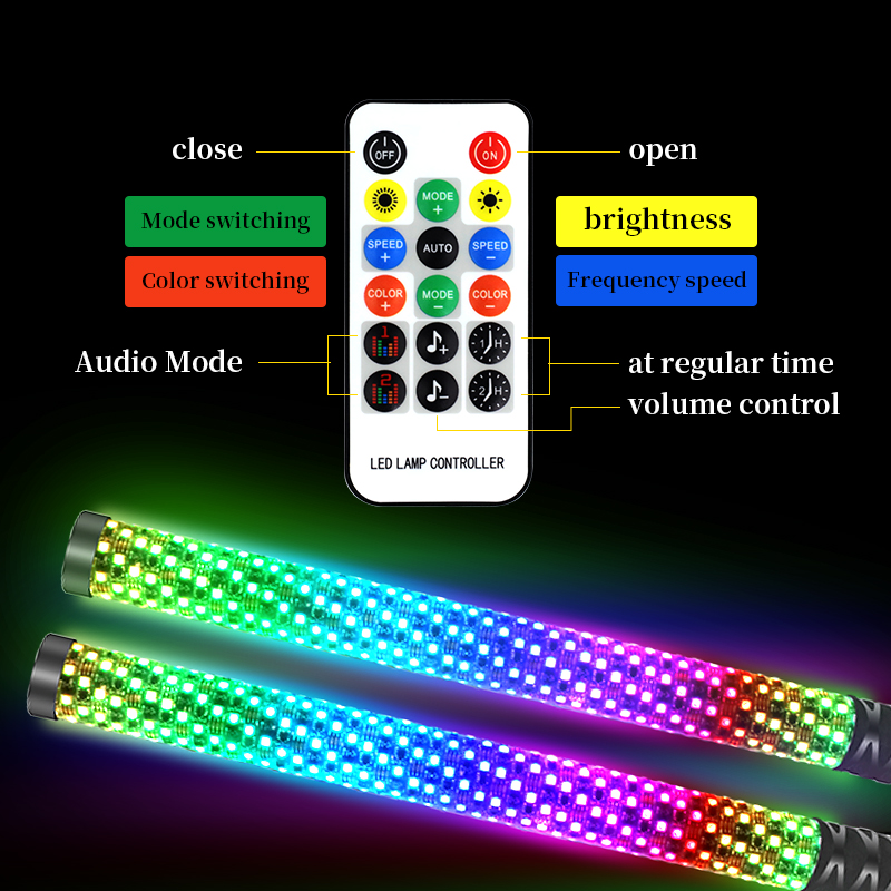 Lampu bendera LED 2FT RGB, lam - Decor Kart Lighting ulasan dan harga