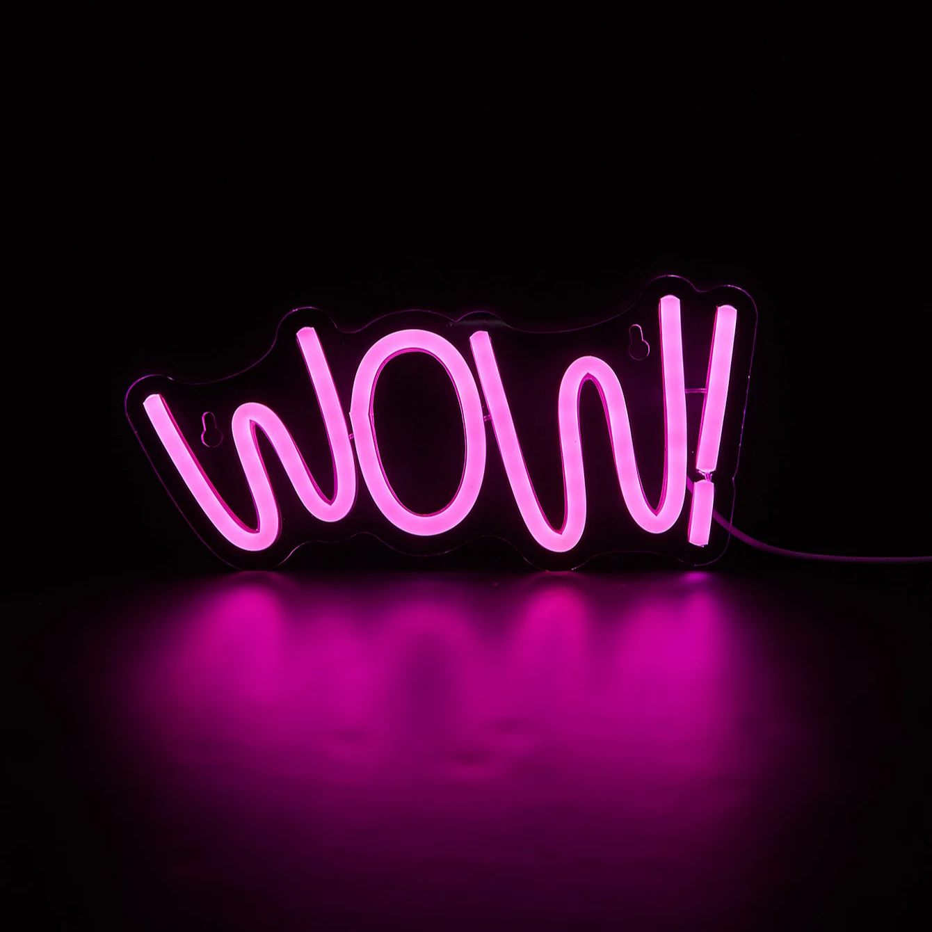 Chi-buy LED Neon WOW Lampu Neo - Lighting Decor Wow ulasan dan harga