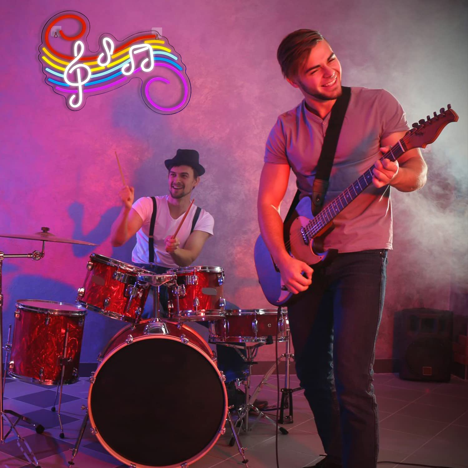 Lampu Neon Tanda Not Musik, Da - Lighting Decoration For Wedding ulasan dan harga