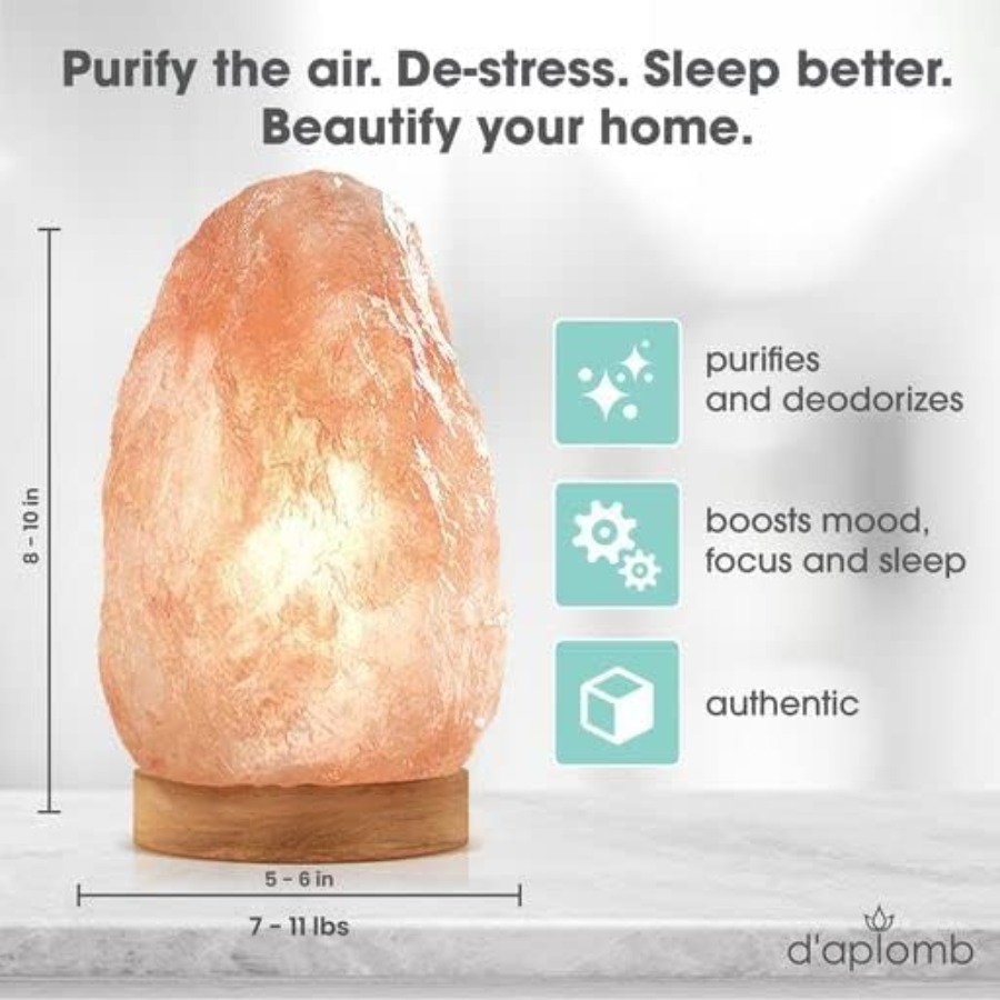 Lampu Garam Himalaya Alami 100 - Himalayan Salt Lamp ulasan dan harga