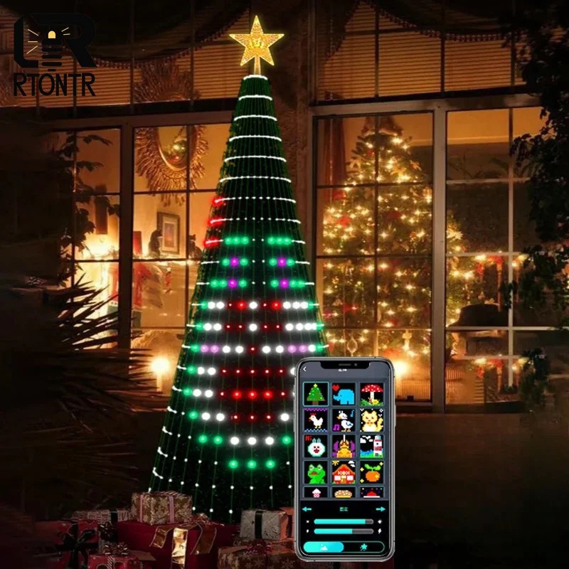 Lampu Puncak Pohon Natal RGB P - Lighting Tree Decor ulasan dan harga