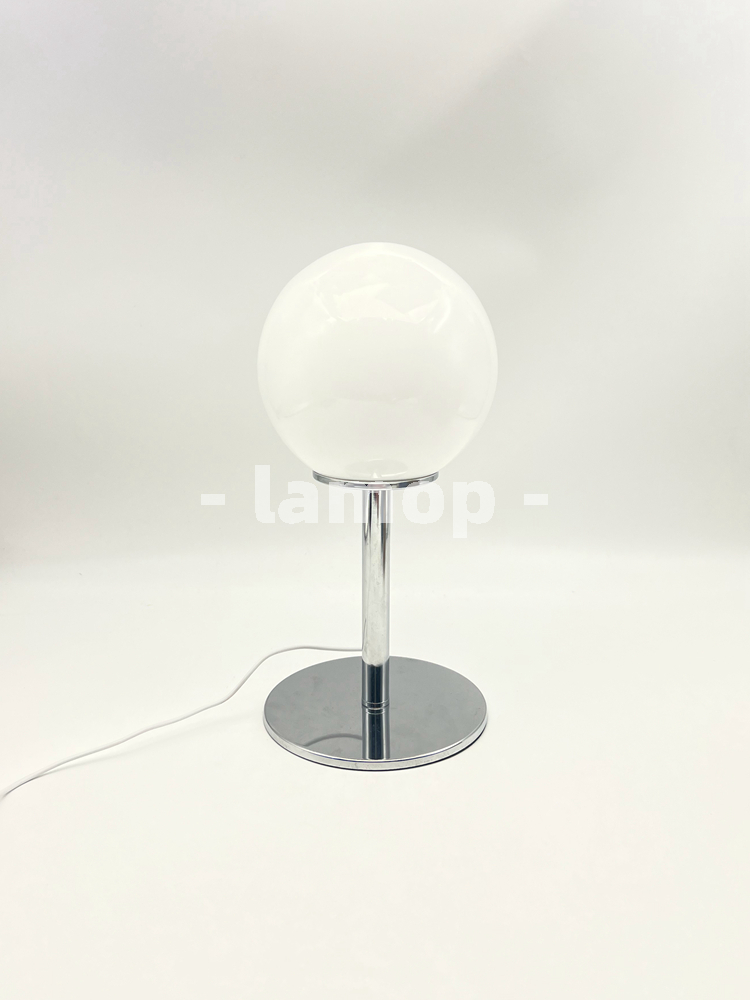 Lampu Meja Krom Bulat Putih Su - Decor Lighting Lamps ulasan dan harga