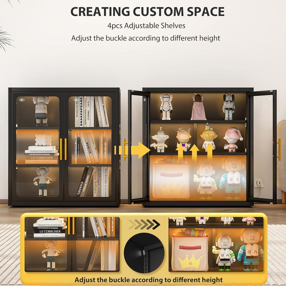 Lemari Pajang Kaca Tinggi 34 d - Lighting & Home Decor Studio Photos ulasan dan harga