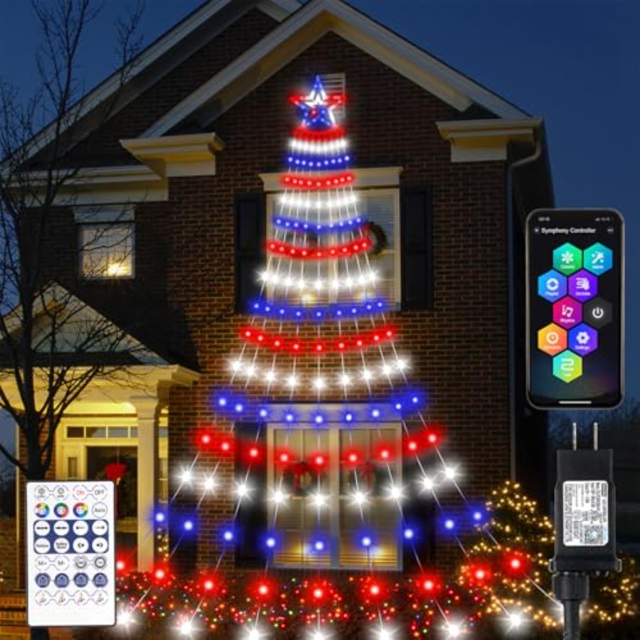 Lampu Dekorasi Smart 4th of Ju - Lighting Tree Decor ulasan dan harga