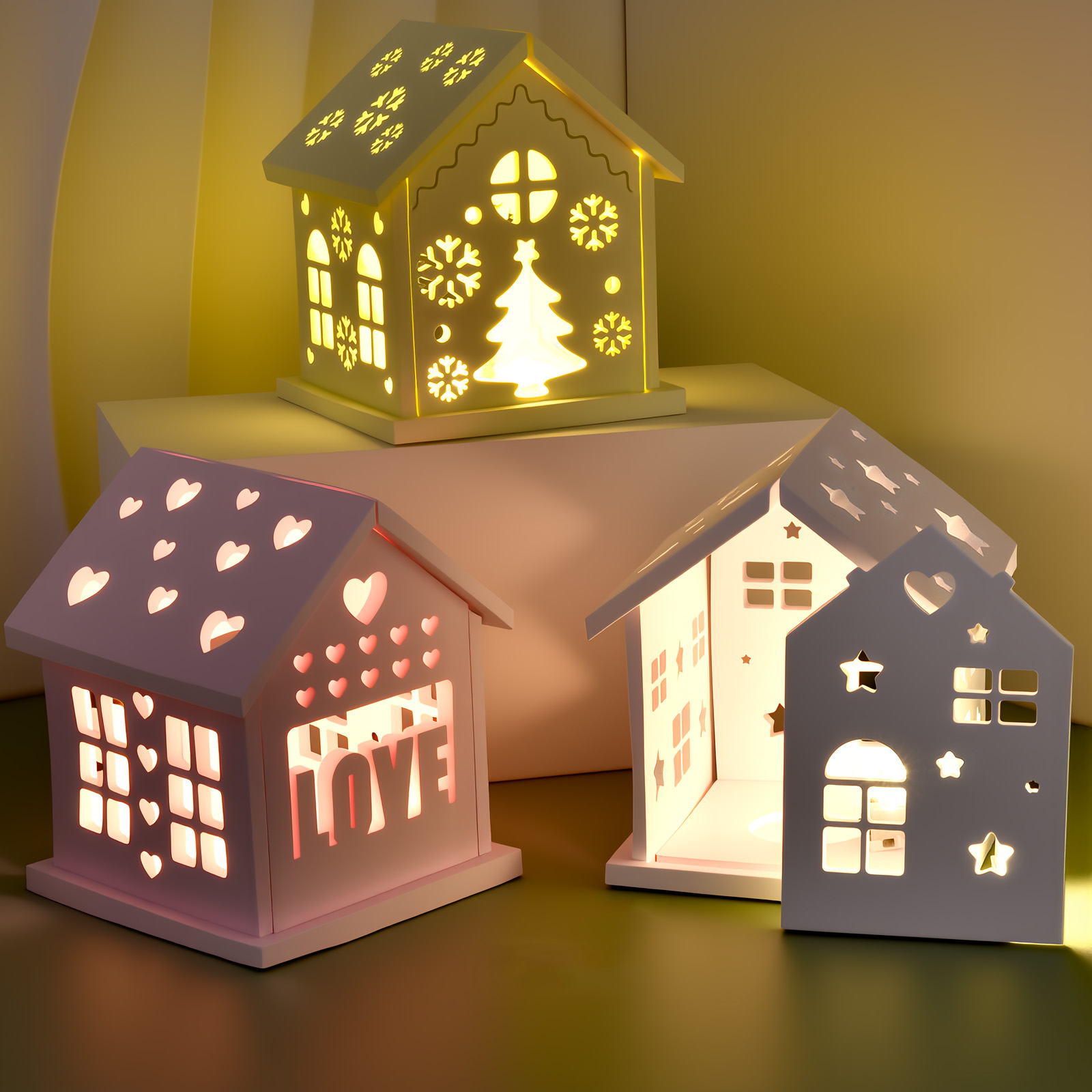 Cetakan Silikon Rumah 3D DIY P - Candle Holder Set ulasan dan harga
