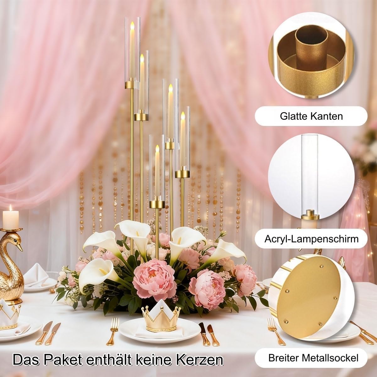 20 Set Tempat Lilin Lantai Ema - Candle Holder Set ulasan dan harga