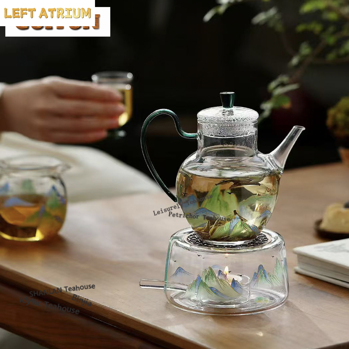 Pemanas Teh Kaca Tahan Panas T - Candle Holder Set ulasan dan harga