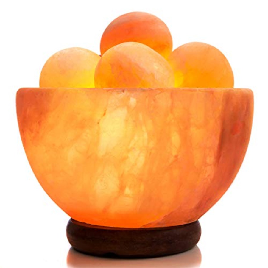 Lampu Garam Himalaya dengan 6  - Himalayan Salt Lamp ulasan dan harga