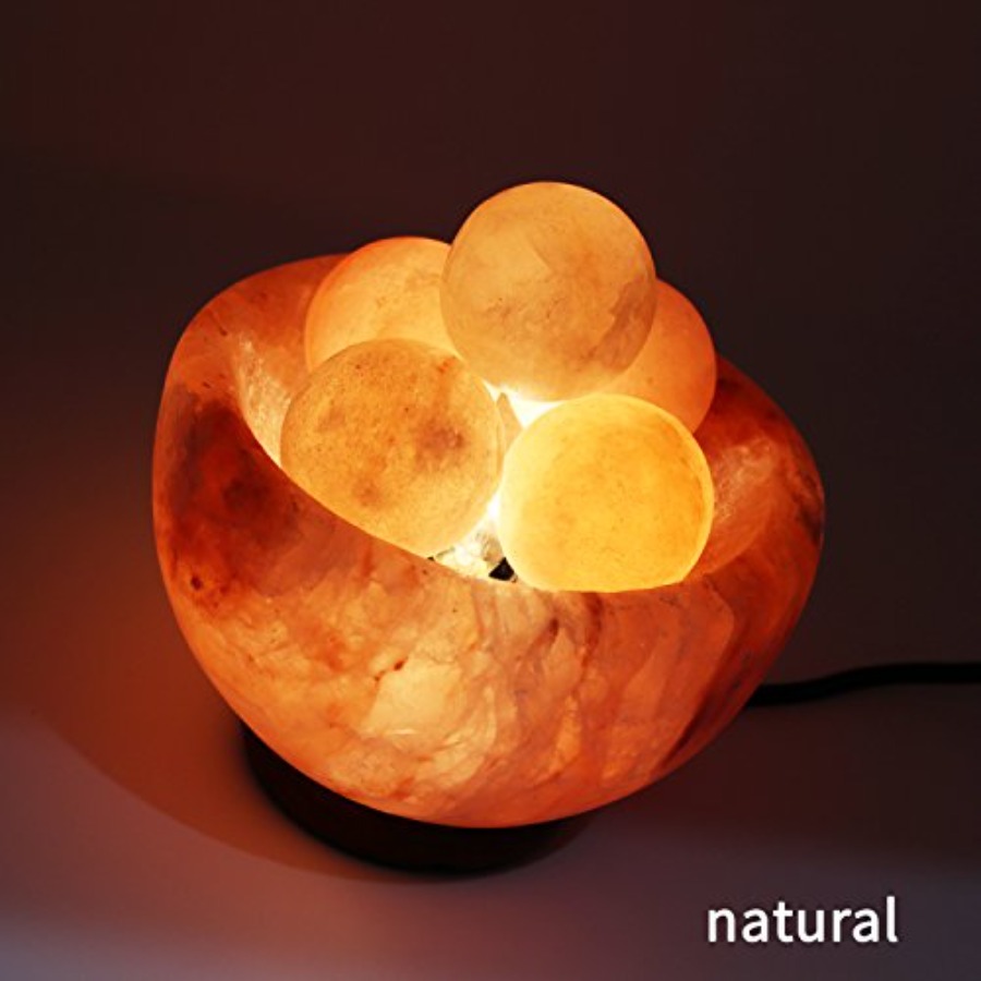 Lampu Garam Himalaya dengan 6  - Himalayan Salt Lamp ulasan dan harga