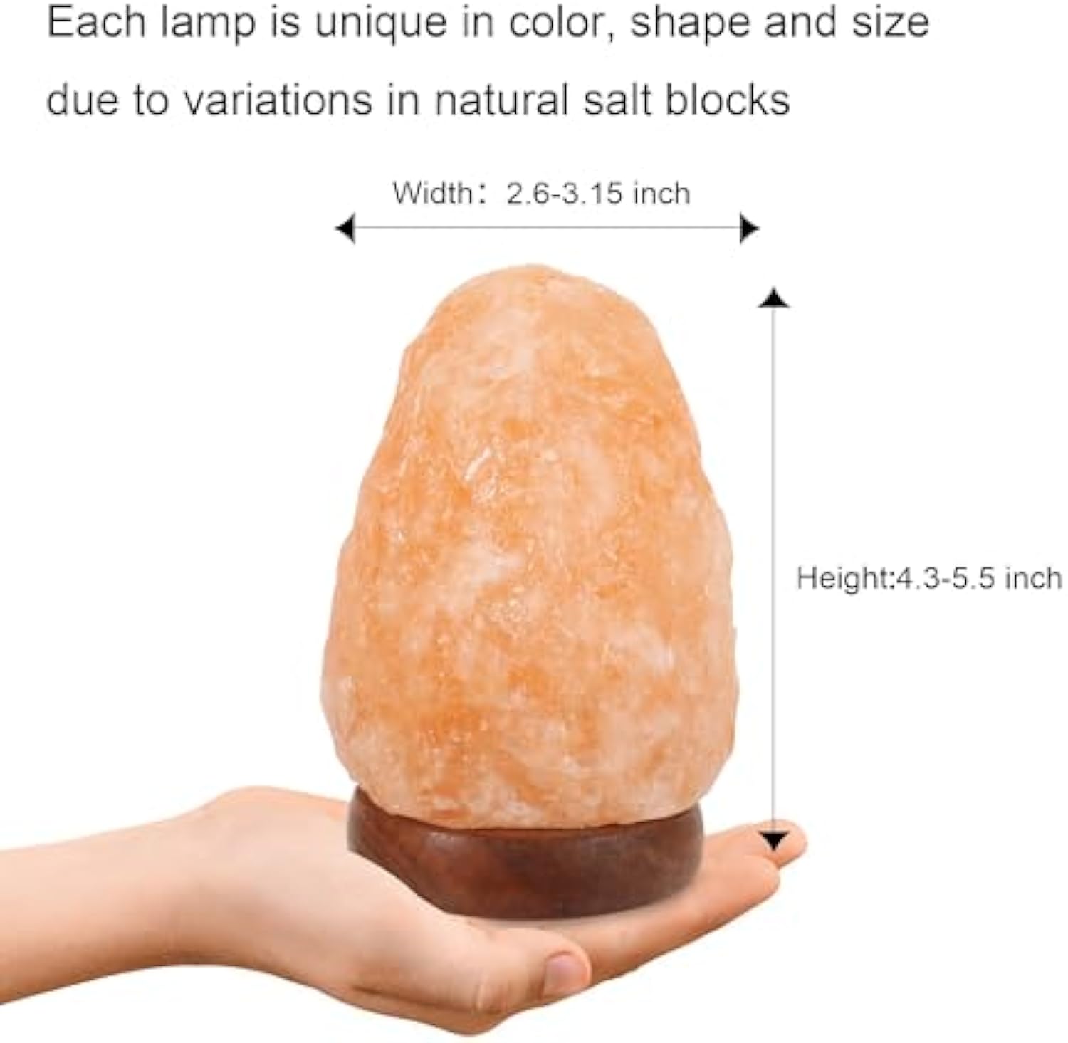 Lampu Garam Himalaya Bahan Org - Himalayan Salt Lamp ulasan dan harga
