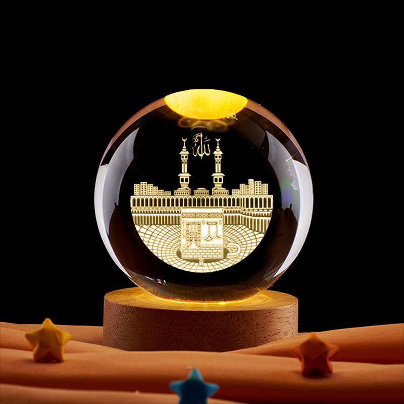 Dekorasi Ramadan Bola Kristal  - Led Moon Lamp ulasan dan harga