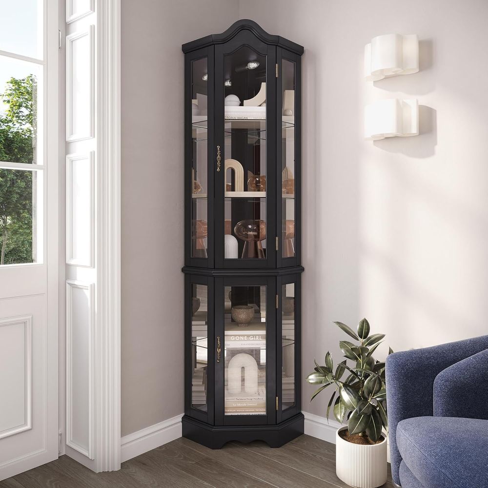 Lemari pajangan kaca 3 sisi be - Lighting & Home Decor Studio Photos ulasan dan harga