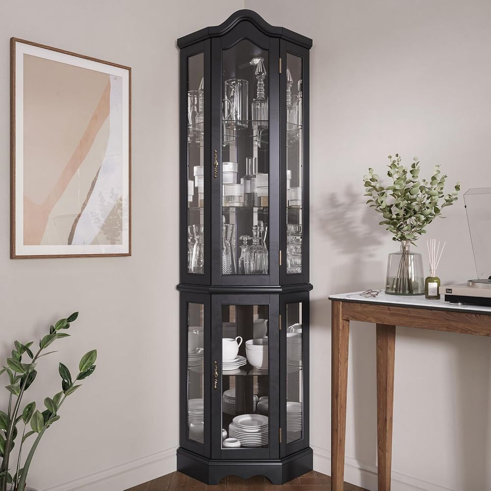 Lemari pajangan kaca 3 sisi be - Lighting & Home Decor Studio Photos ulasan dan harga