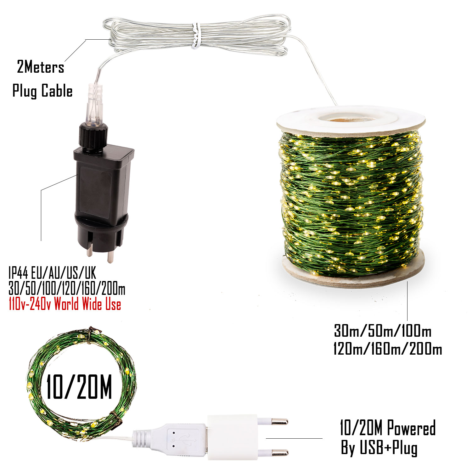 Lebih banyak LED kawat hijau t - Lighting Decor And More ulasan dan harga