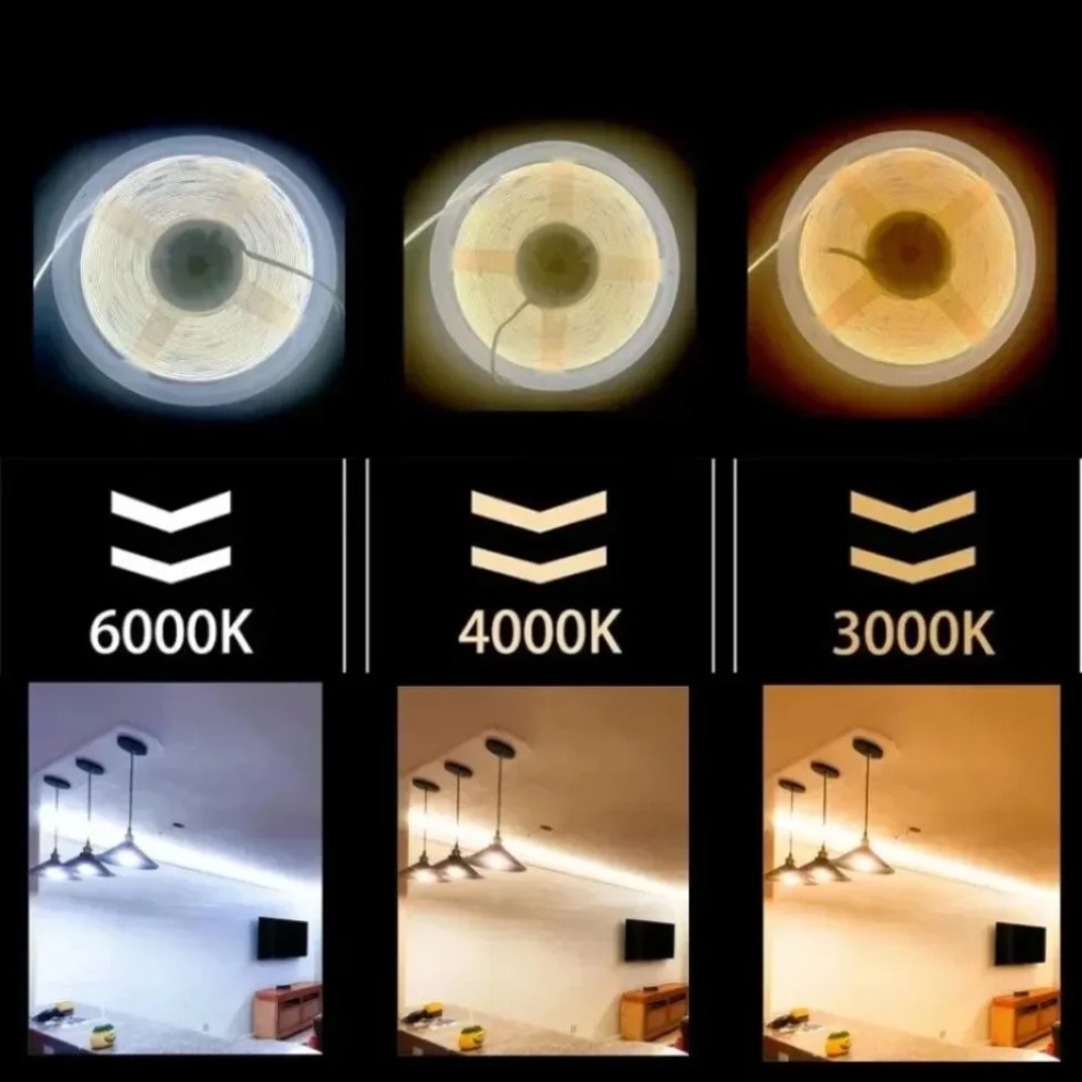 Strip LED COB DC12V/24V 320LED - Lighting Decor And More ulasan dan harga