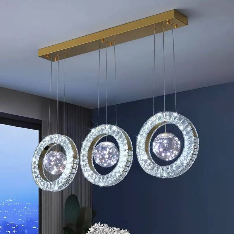Lampu Gantung Kristal Cincin R - Decor Lighting Online ulasan dan harga