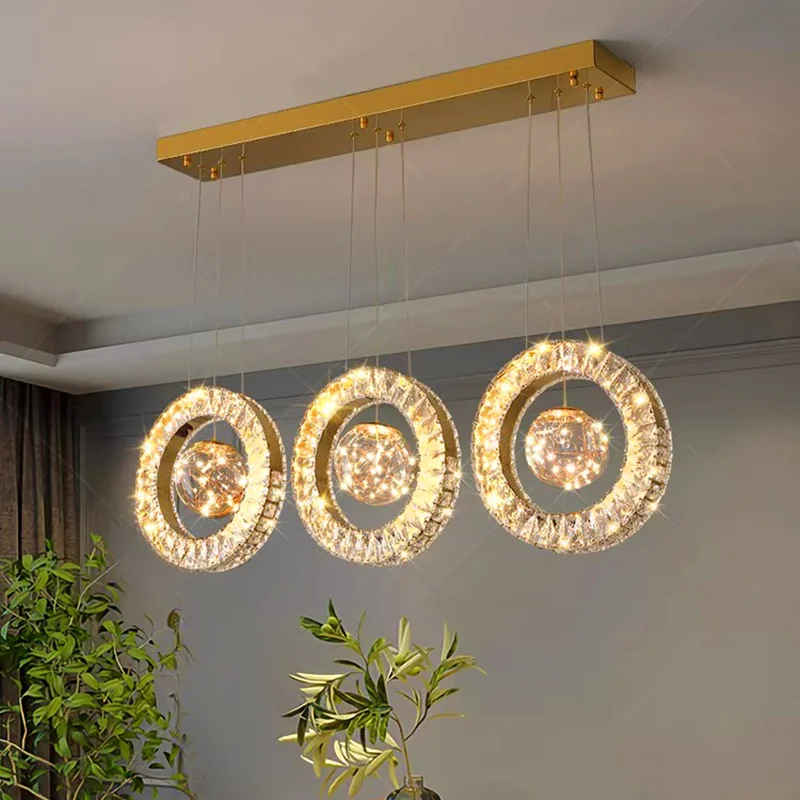 Lampu Gantung Kristal Cincin R - Decor Lighting Online ulasan dan harga