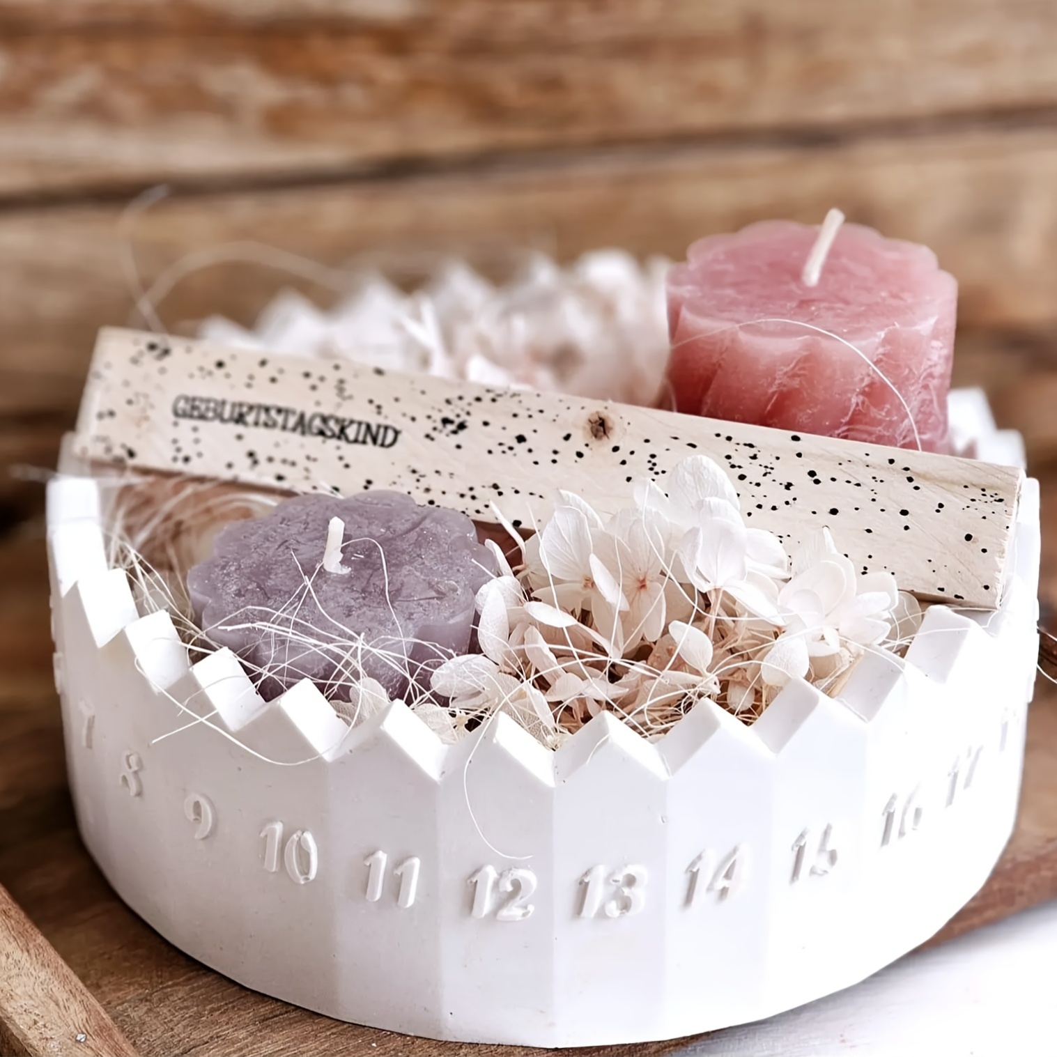1 set Cetakan Silikon Kalender - Candle Holder Set ulasan dan harga