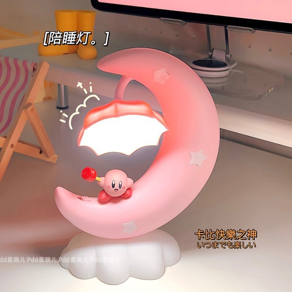 Lampu Malam Kirby yang Lucu, L - Led Moon Lamp ulasan dan harga