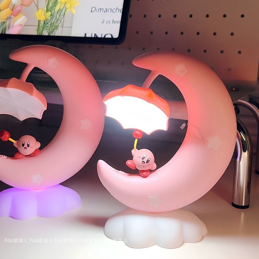 Lampu Malam Kirby yang Lucu, L - Led Moon Lamp ulasan dan harga