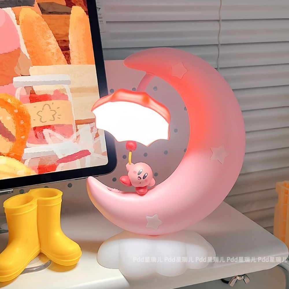 Lampu Malam Kirby yang Lucu, L - Led Moon Lamp ulasan dan harga