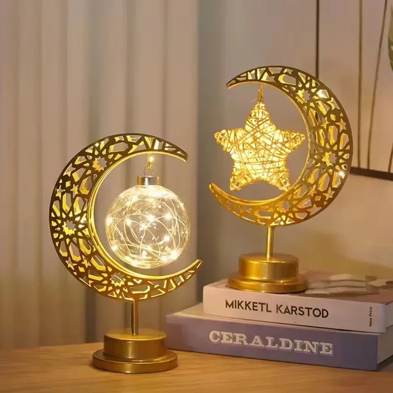 Lampu Malam LED Ramadan Berput - Led Moon Lamp ulasan dan harga