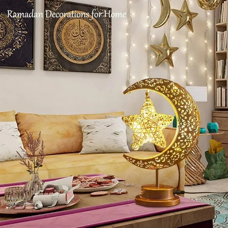 Lampu Malam LED Ramadan Berput - Led Moon Lamp ulasan dan harga